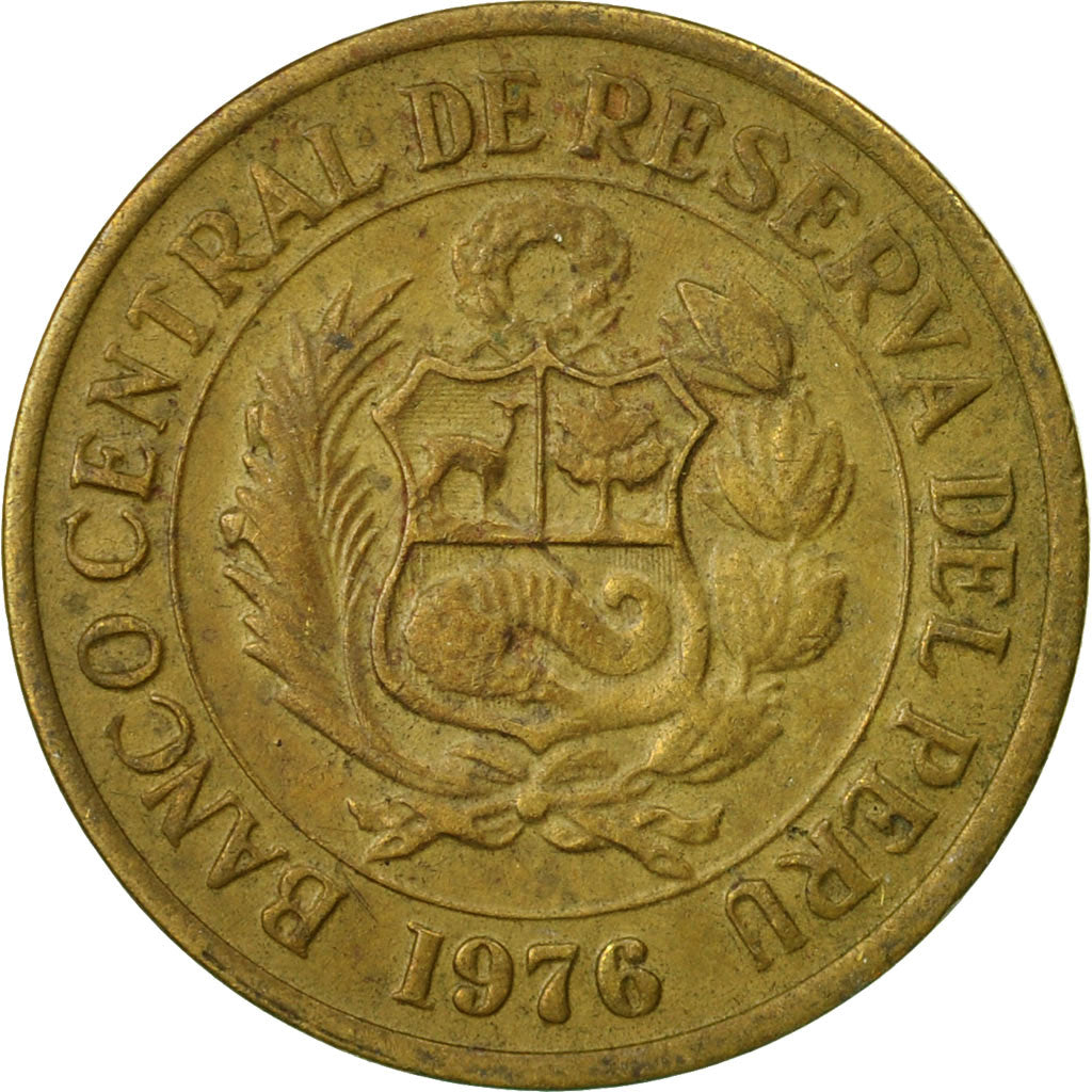 Moneta, Perù, Sol, 1976, Lima, BB, Ottone, KM:266.1