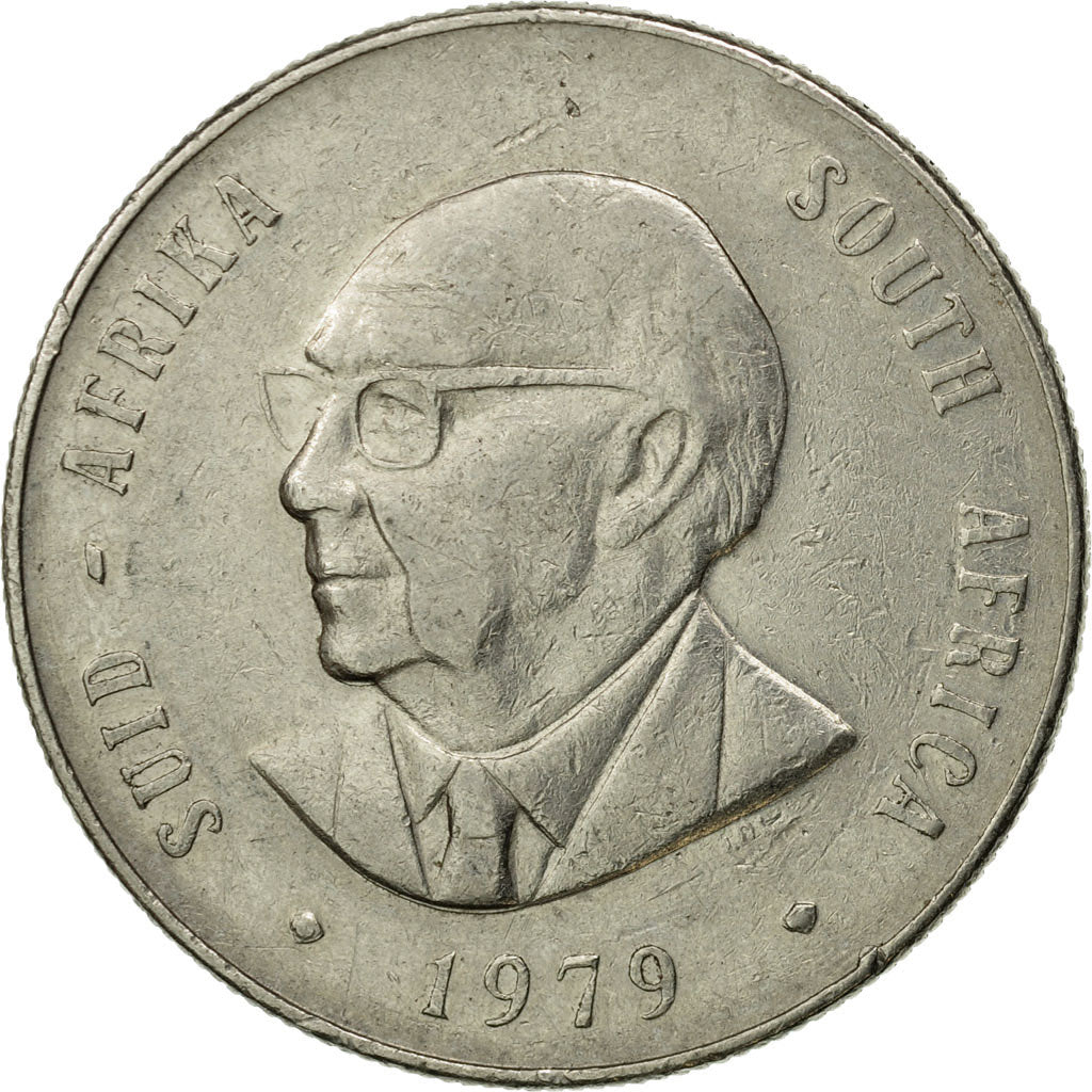 Coin, South Africa, Rand, 1979, EF(40-45), Nickel, KM:104