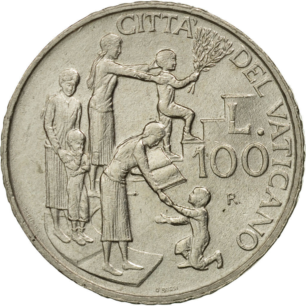 Coin, VATICAN CITY, John Paul II, 100 Lire, 1996, Roma, EF(40-45)