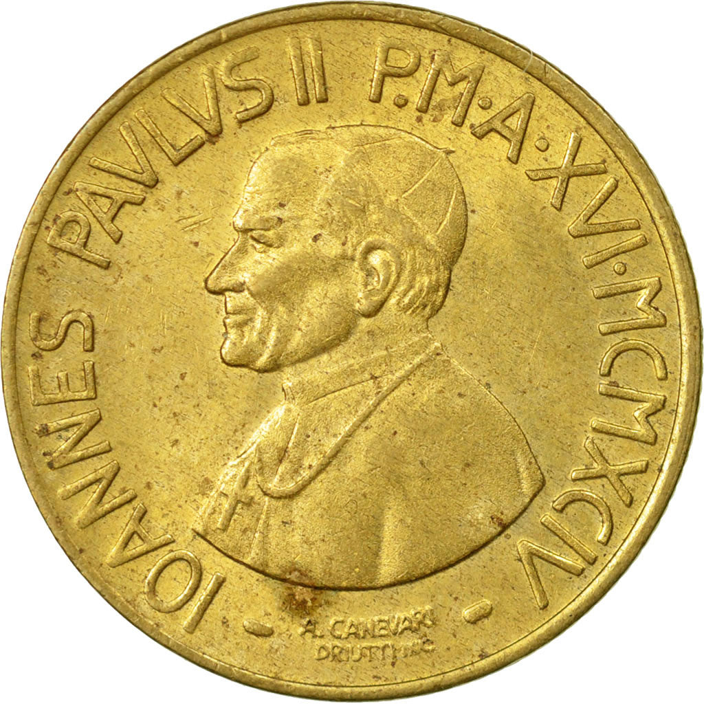 Münze, Vatikanstadt, John Paul II, 200 Lire, 1994, Roma, SS, Aluminum-Bronze