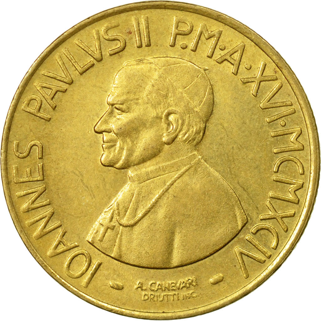 Coin, VATICAN CITY, John Paul II, 200 Lire, 1994, Roma, EF(40-45)