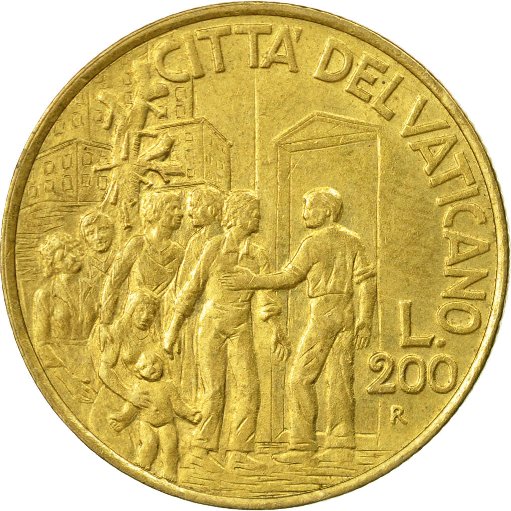 Coin, VATICAN CITY, John Paul II, 200 Lire, 1994, Roma, EF(40-45)