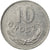 Coin, Poland, 10 Groszy, 1976, Warsaw, VF(30-35), Aluminum, KM:AA47