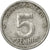Munten, DUITSE DEMOCRATISCHE REPUBLIEK, 5 Pfennig, 1948, Berlin, FR+, Aluminium