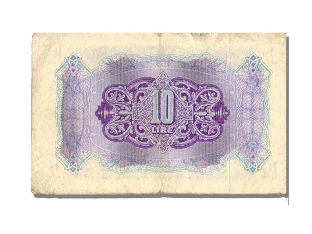 Libye, 10 Livres Occupation Britannique