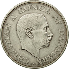 Coin, Denmark, Christian X, 2 Kroner, 1937, Copenhagen, EF(40-45), Silver
