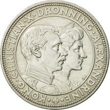 Monnaie, Danemark, Christian X, 2 Kroner, 1923, Copenhagen, SUP, Argent, KM:821