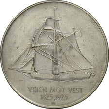 Monnaie, Norvège, Olav V, 5 Kroner, 1975, SUP, Copper-nickel, KM:422