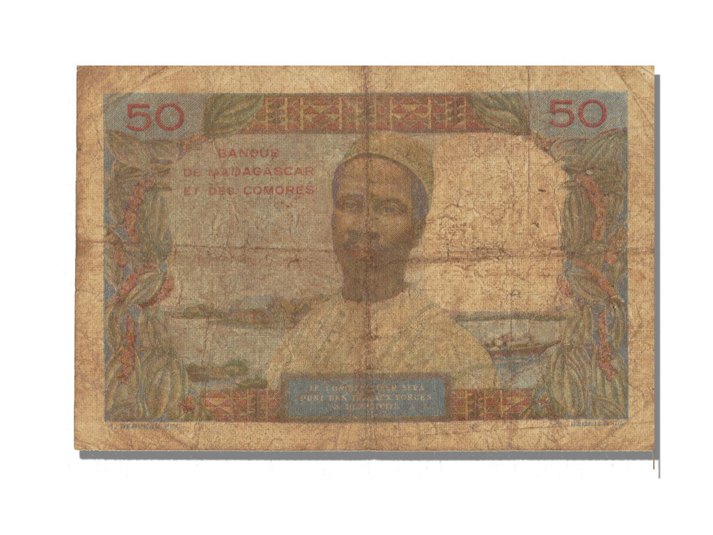 Madagascar, 50 Francs, VF(20-25)