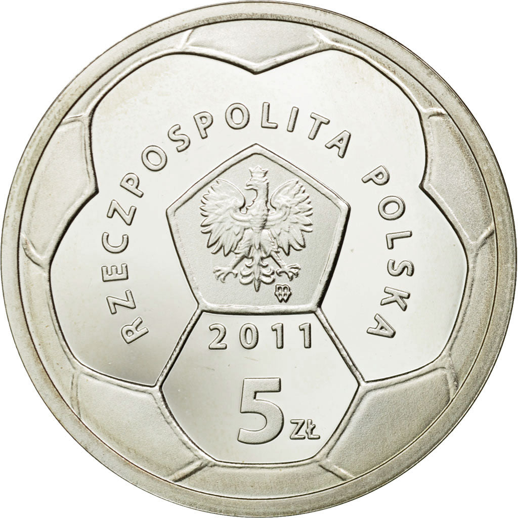Moneta, Polska, 5 Zlotych, 2011, Warsaw, MS(65-70), Srebro, KM:800
