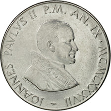 Monnaie, Cité du Vatican, John Paul II, 100 Lire, 1987, Roma, TTB, Stainless