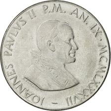 Monnaie, Cité du Vatican, John Paul II, 100 Lire, 1987, Roma, TB+, Stainless
