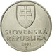 Munten, Slowakije, 2 Koruna, 2001, ZF, Nickel plated steel, KM:13