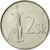 Moneta, Słowacja, 2 Koruna, 2001, EF(40-45), Nickel platerowany stalą, KM:13