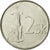 Moneta, Słowacja, 2 Koruna, 2001, AU(50-53), Nickel platerowany stalą, KM:13