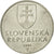 Moneda, Eslovaquia, 2 Koruna, 1994, MBC, Níquel chapado en acero, KM:13