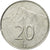Moneda, Eslovaquia, 20 Halierov, 2001, MBC, Aluminio, KM:18