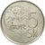 Moneta, Słowacja, 5 Koruna, 2007, EF(40-45), Nickel platerowany stalą, KM:14