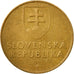 Monnaie, Slovaquie, Koruna, 1993, TB+, Bronze Plated Steel, KM:12