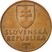 Coin, Slovakia, 50 Halierov, 2000, EF(40-45), Copper Plated Steel, KM:35
