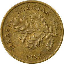 Monnaie, Croatie, 5 Lipa, 1995, TB+, Brass plated steel, KM:5