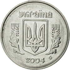 Coin, Ukraine, Kopiyka, 2004, Kyiv, EF(40-45), Stainless Steel, KM:6