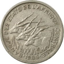 Coin, Central African States, 50 Francs, 1986, Paris, EF(40-45), Nickel, KM:11
