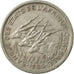 Coin, Central African States, 50 Francs, 1986, Paris, EF(40-45), Nickel, KM:11