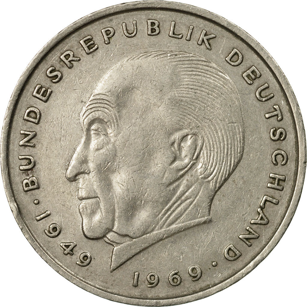 Monnaie, République fédérale allemande, 2 Mark, 1970, Karlsruhe, TTB