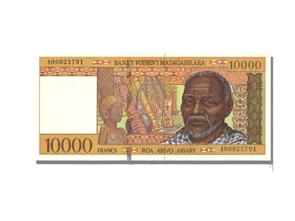 Madagascar, 10000 Francs, UNC(65-70), A00025791