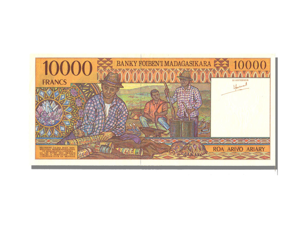 Madagascar, 10000 Francs, UNC(65-70), A00025791