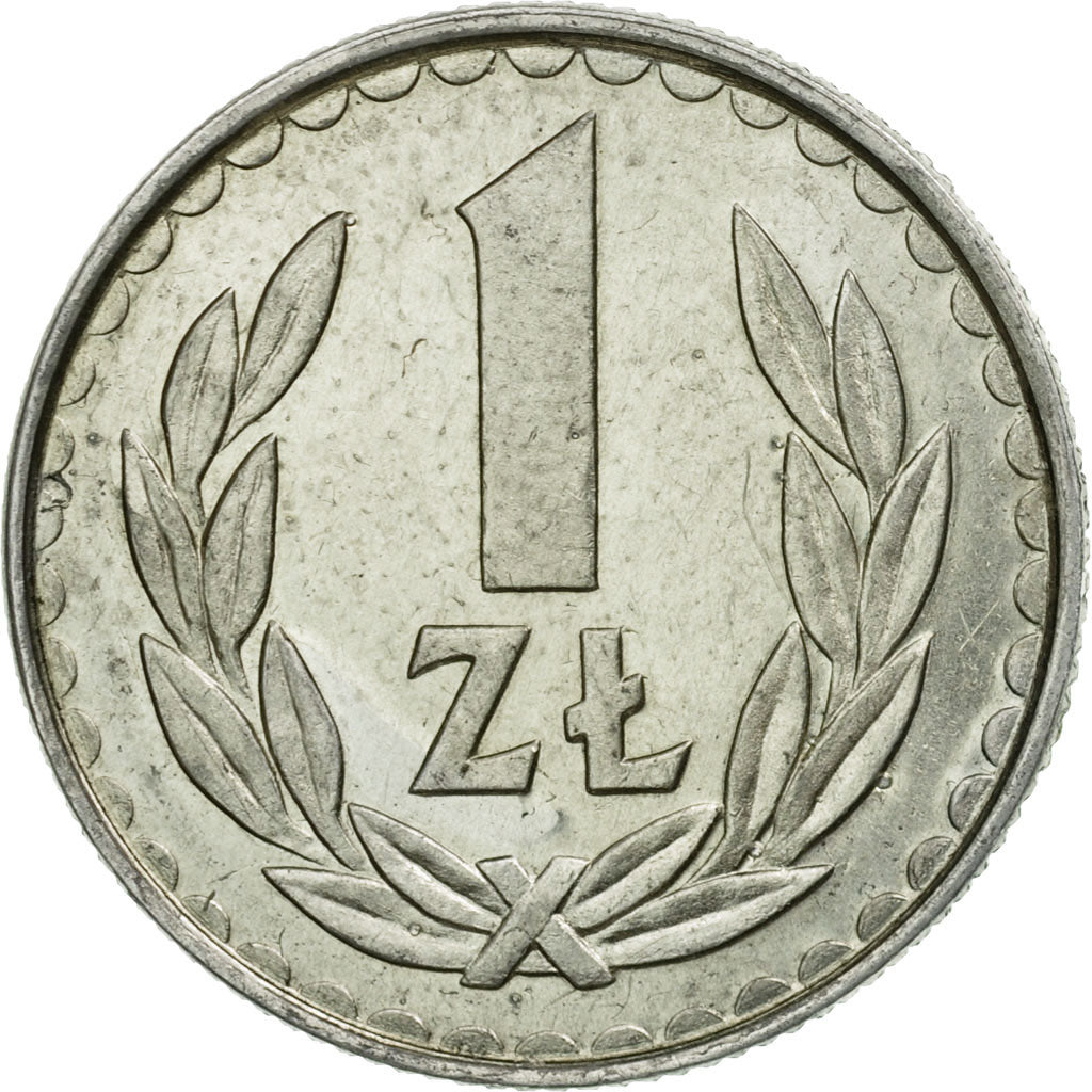 Coin, Poland, Zloty, 1985, Warsaw, AU(55-58), Aluminum, KM:49.1