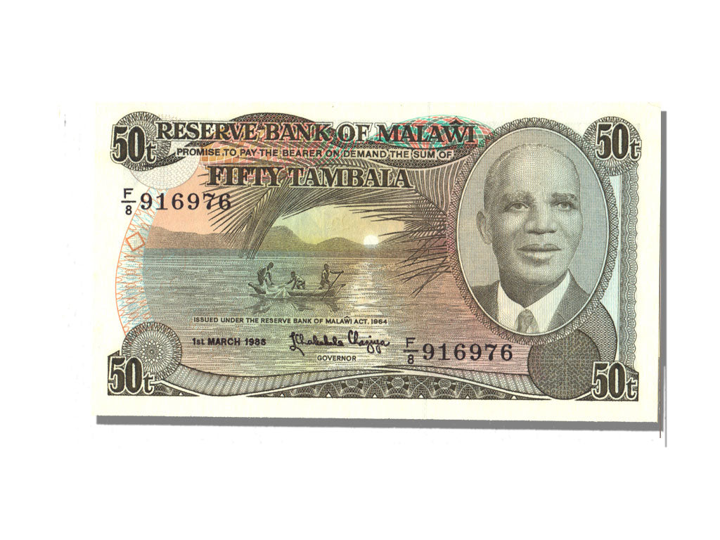 Malawi, 50 Tambala, DR Hastings, Kamuzu Banda