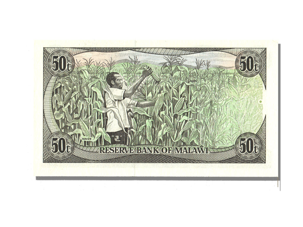 Malawi, 50 Tambala, DR Hastings, Kamuzu Banda