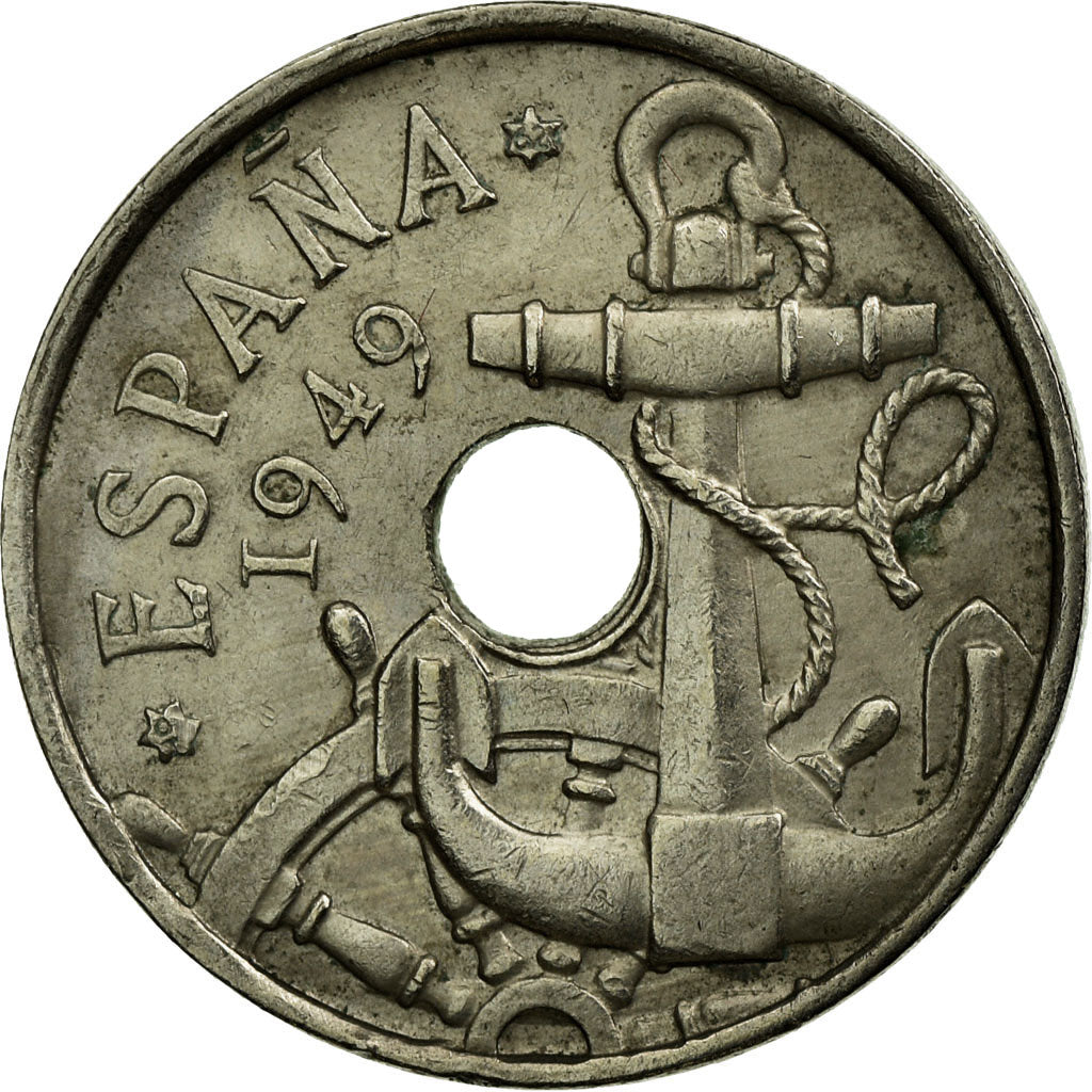 Coin, Spain, Francisco Franco, caudillo, 50 Centimos, 1962, VF(30-35)