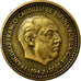 Coin, Spain, Francisco Franco, caudillo, Peseta, 1951, EF(40-45)