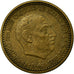 Coin, Spain, Francisco Franco, caudillo, Peseta, 1949, EF(40-45)