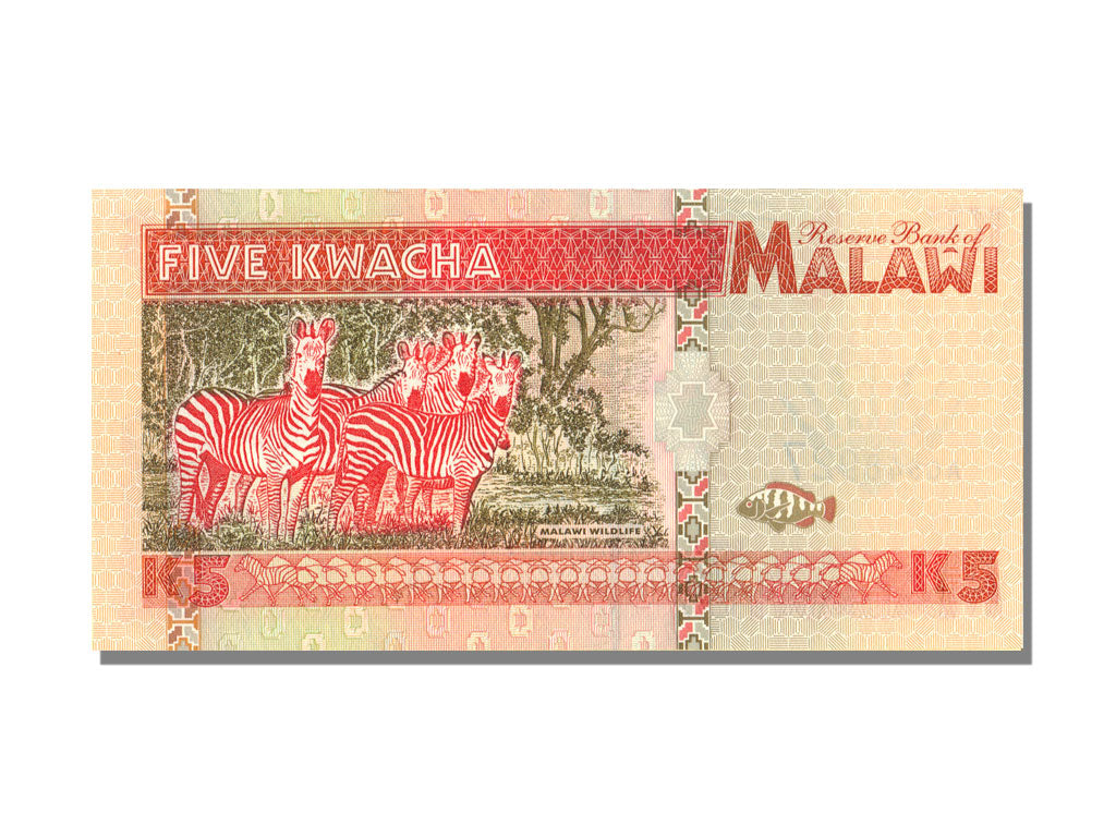 Malawi, 5 Kwacha, 1995, KM #30, 1995-06-01, UNC(65-70), AG548927