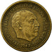 Coin, Spain, Francisco Franco, caudillo, Peseta, 1950, EF(40-45)
