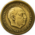 Coin, Spain, Francisco Franco, caudillo, Peseta, 1949, VF(30-35)