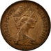 Moneta, Gran Bretagna, Elizabeth II, New Penny, 1978, MB+, Bronzo, KM:915