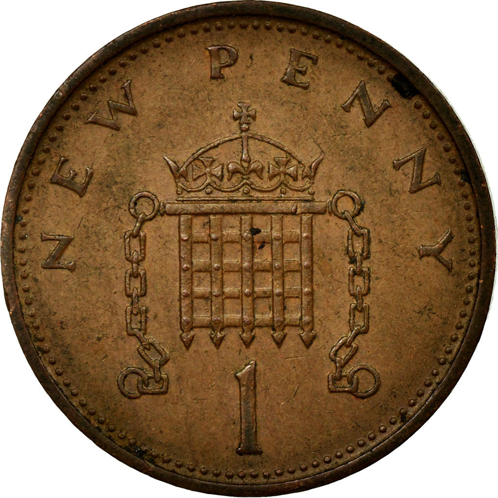 Coin, Great Britain, Elizabeth II, New Penny, 1978, VF(30-35), Bronze, KM:915