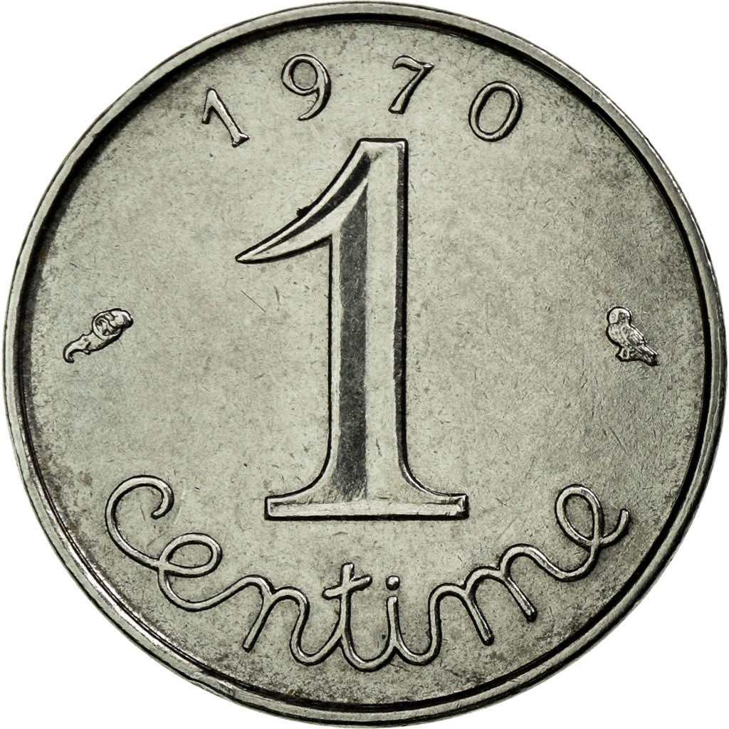 Monnaie, France, Épi, Centime, 1970, Paris, TB+, Stainless Steel, Gadoury:91
