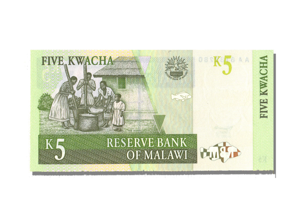 Malawi, 5 Kwacha, 1997, KM #36a, 1997-07-01, UNC(65-70), K5