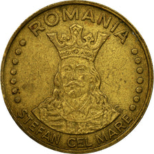 Coin, Romania, 20 Lei, 1994, VF(30-35), Brass Clad Steel, KM:109