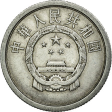 Coin, CHINA, PEOPLE'S REPUBLIC, 2 Fen, 1974, EF(40-45), Aluminum, KM:2