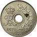 Moneda, Dinamarca, Frederik IX, 25 Öre, 1972, Copenhagen, BC+, Cobre - níquel