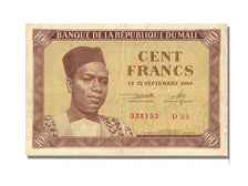 Mali, 100 Francs, 1960, KM #2, 1960-09-22, AU(50-53), D.33