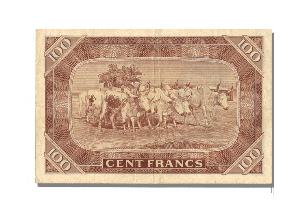 Mali, 100 Francs, 1960, KM #2, 1960-09-22, AU(50-53), D.33