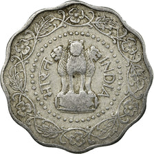 Coin, INDIA-REPUBLIC, 10 Paise, 1972, VF(30-35), Aluminum, KM:27.1